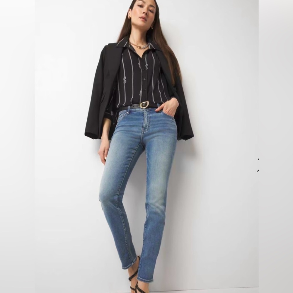 White House Black Market Mid-Rise Slim Jean